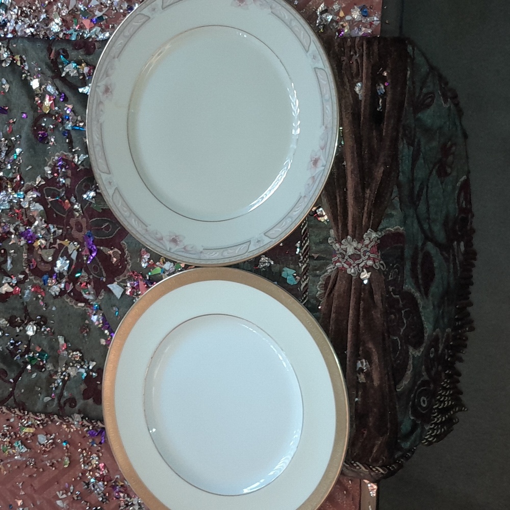 🌺LENOX & MINTON DINNER w/GOLDTONE Trim